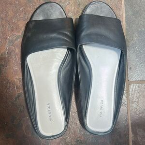 Via Spiga Leather Mule